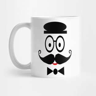 Gentleman with oval shaped hat Mug